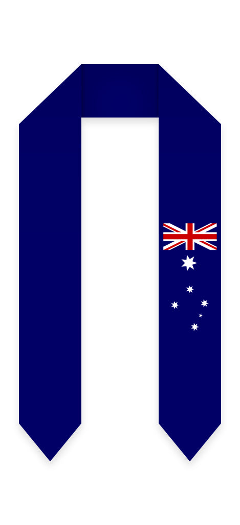 Australia Graduation Stole - Australia Flag Sash