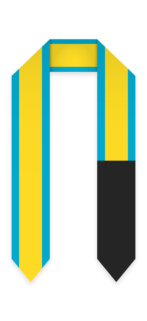 Bahamas Graduation Stole - Bahamas Flag Sash