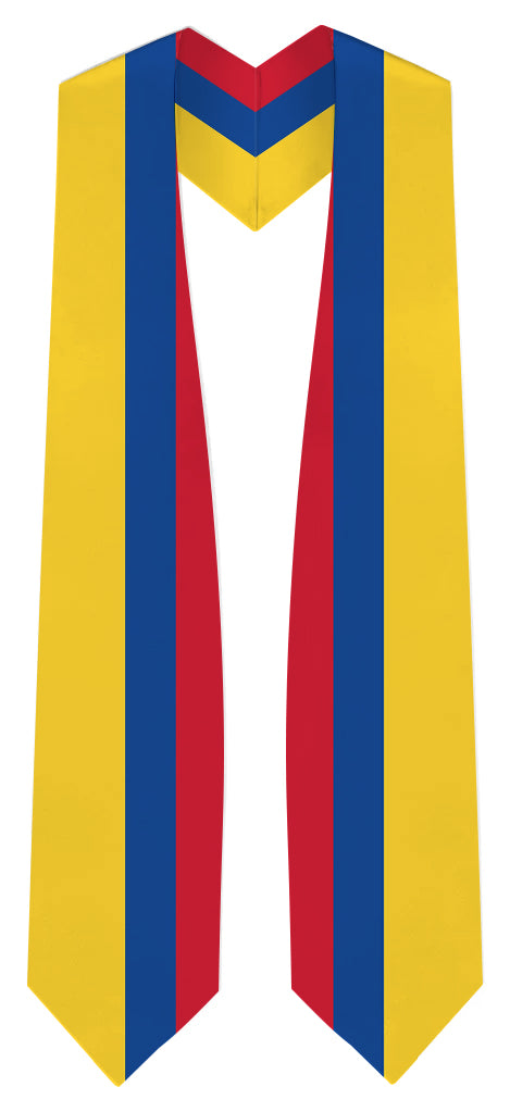 Colombia Graduation Stole - Colombia Flag Sash