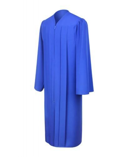 Matte Royal Blue Bachelors Graduation Gown - College & University - GradCanada