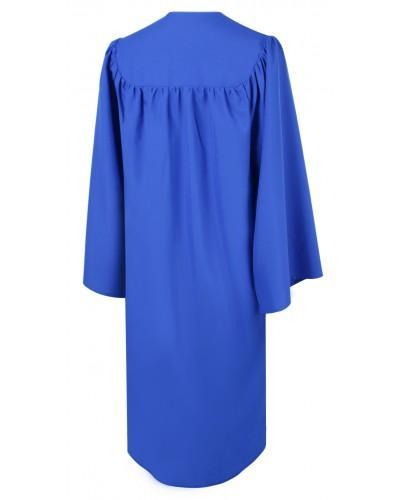 Matte Royal Blue Bachelors Graduation Gown - College & University - GradCanada