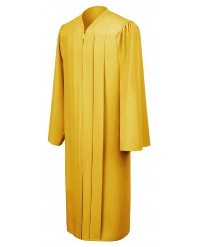 Matte Gold Bachelors Graduation Gown - College & University - GradCanada