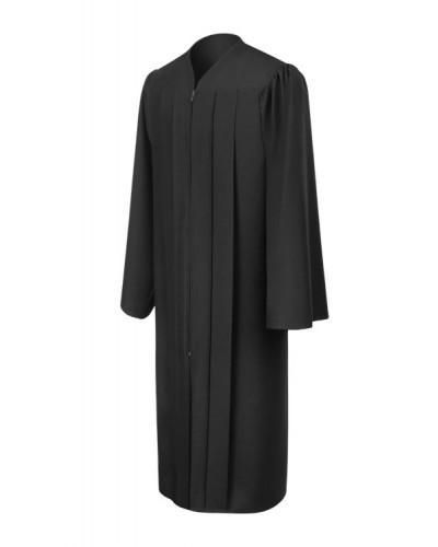 Matte Black Bachelors Graduation Gown - College & University - GradCanada