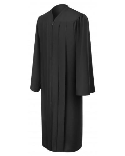 Matte Black Bachelors Graduation Gown - College & University - GradCanada