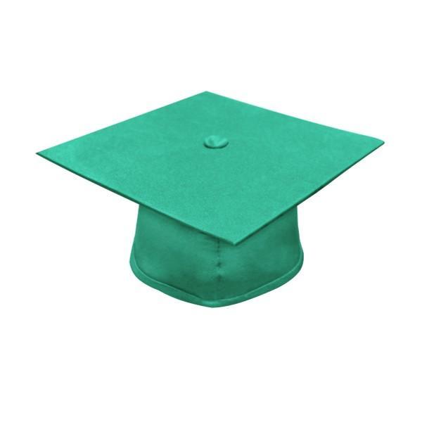 Matte Emerald Green Graduation Cap & Gown - GradCanada