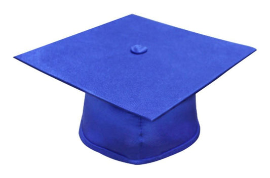 Matte Royal Blue Bachelors Graduation Cap - College & University - GradCanada