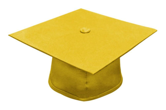 Matte Gold Bachelors Graduation Cap - College & University - GradCanada