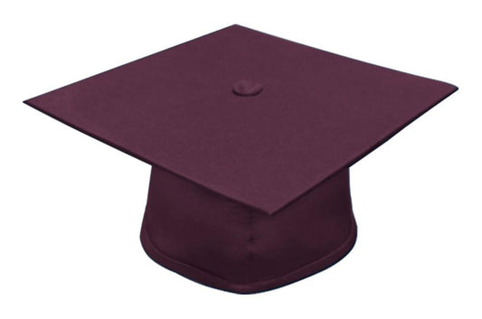 Matte Maroon Bachelors Graduation Cap - College & University - GradCanada