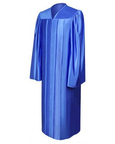 Shiny Royal Blue Bachelors Graduation Gown - College & University - GradCanada