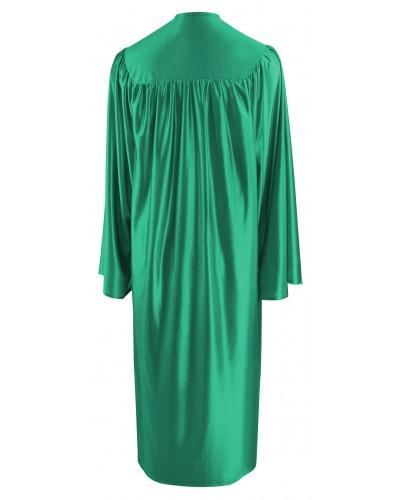 Shiny Emerald Green Bachelors Graduation Gown - College & University - GradCanada