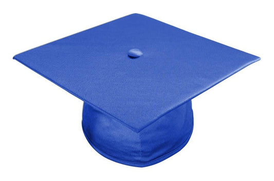 Shiny Royal Blue Bachelors Graduation Cap - College & University - GradCanada