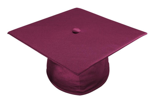 Shiny Maroon Bachelors Graduation Cap - College & University - GradCanada