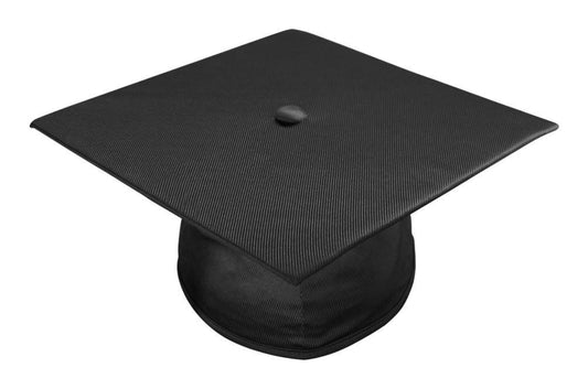 Shiny Black Bachelors Graduation Cap - College & University - GradCanada