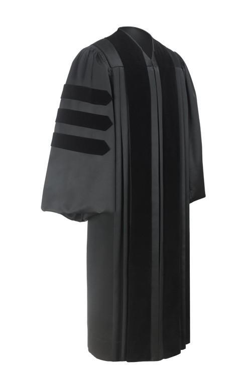 Deluxe Doctoral Graduation Gown - Academic Regalia - GradCanada
