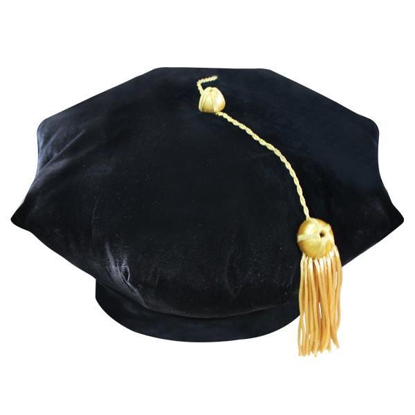 8 Sided Doctoral Tam - Academic Faculty Regalia - GradCanada