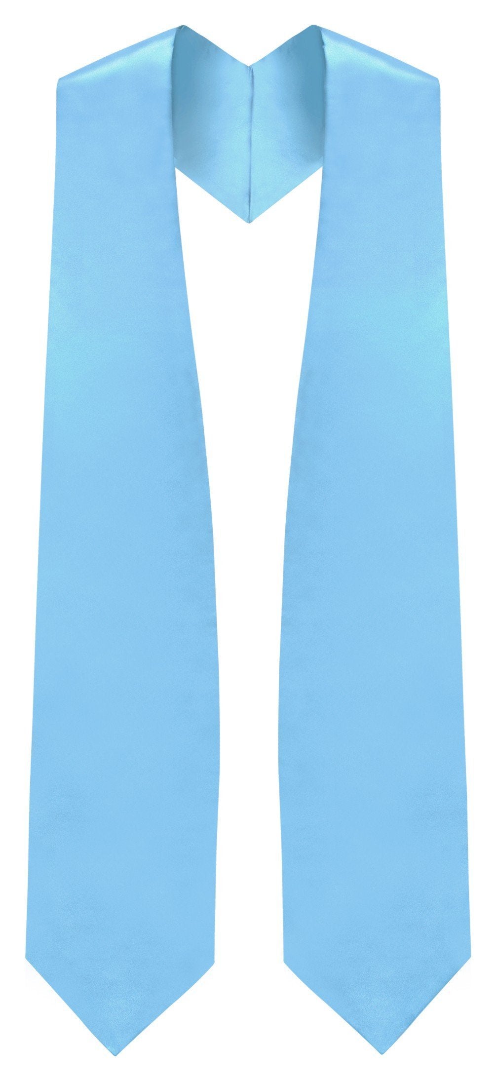 Light Blue Graduation Stole - Sky Blue College & High School Stoles - GradCanada