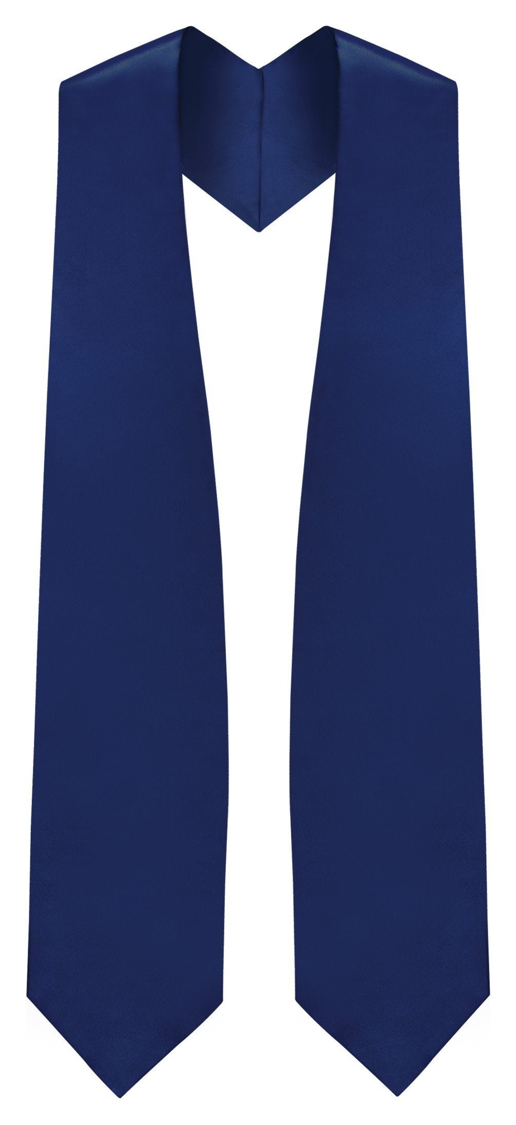Navy Blue Graduation Stole - Navy College & High School Stoles - GradCanada