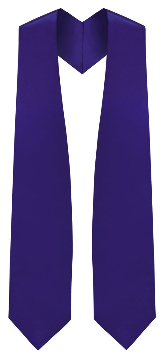 Purple Graduation Stole - Purple College & High School Stoles - GradCanada