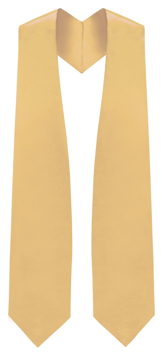 Antique Gold Graduation Stole - A. Gold College & High School Stoles - GradCanada