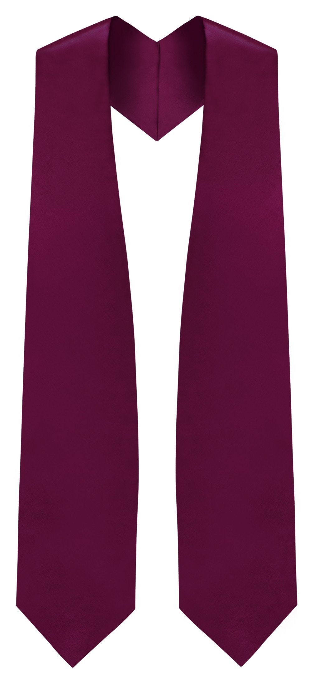 Maroon Graduation Stole - Maroon College & High School Stoles - GradCanada