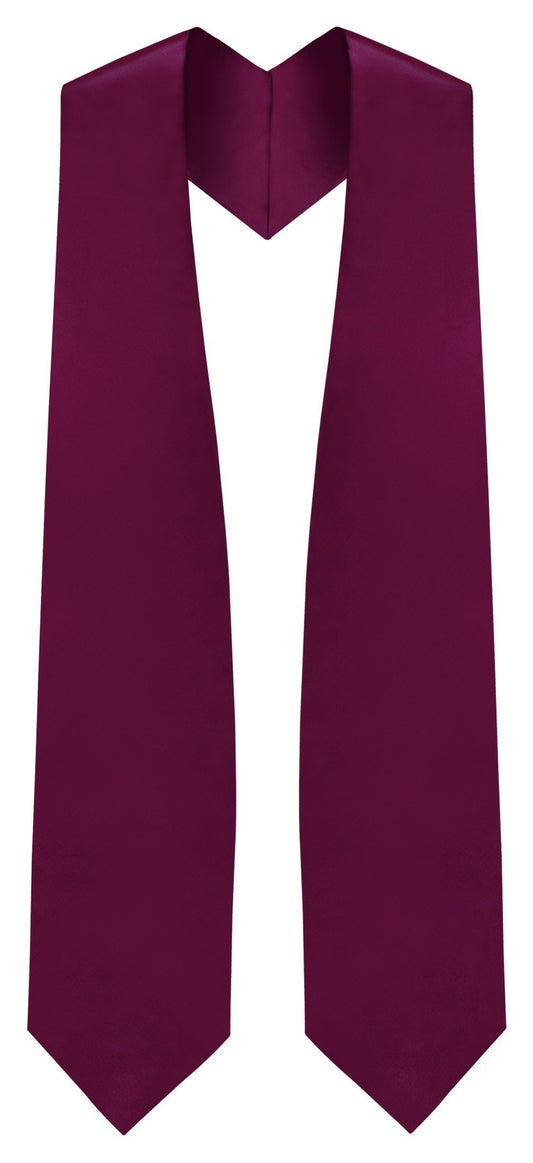 Maroon Graduation Stole - Maroon College & High School Stoles - GradCanada