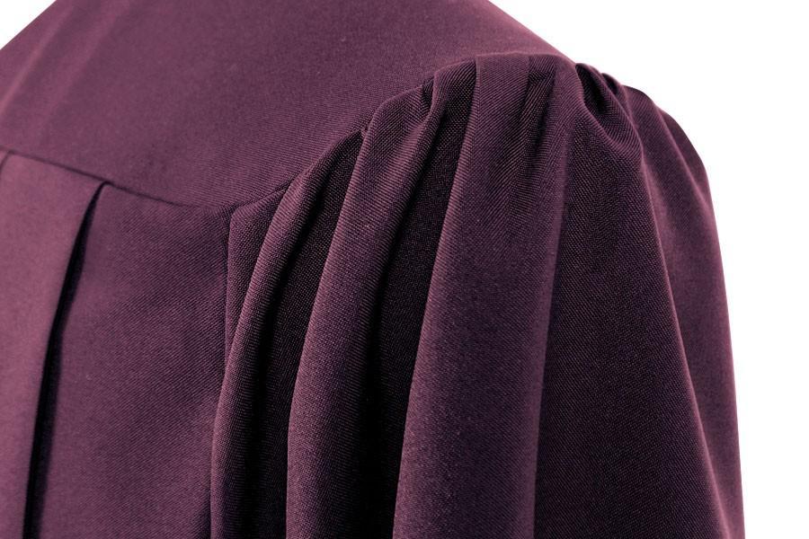 Matte Maroon High School Graduation Gown - GradCanada