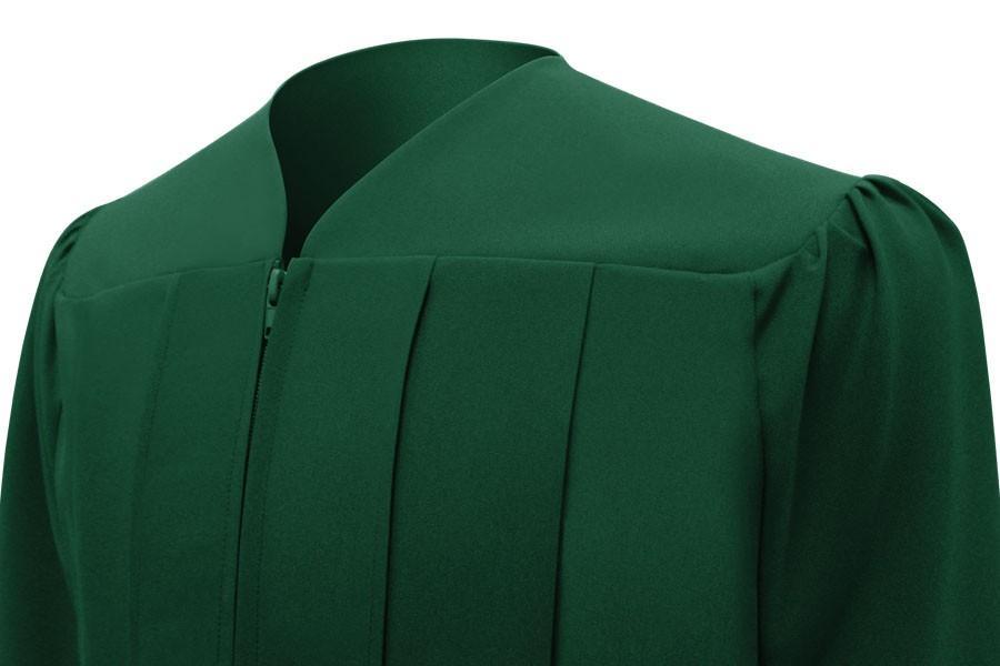 Matte Hunter High School Graduation Gown - GradCanada