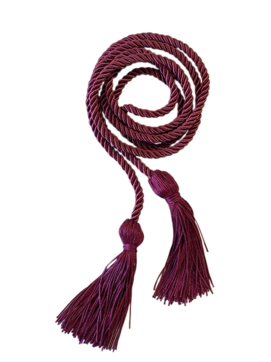 Maroon Graduation Honor Cord - College & High School Honor Cords