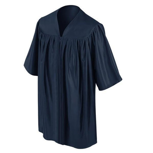 Child Navy Blue Graduation Gown - Preschool & Kindergarten Gowns - GradCanada