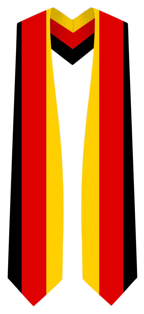 Germany Graduation Stole - German Flag Sash