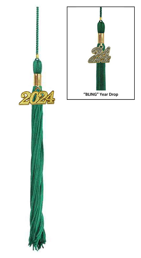 Eco-Friendly Emerald Green High School Cap & Tassel - Graduation Caps