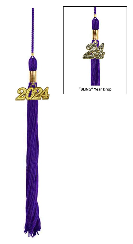 Shiny Purple Bachelors Cap & Gown - College & University