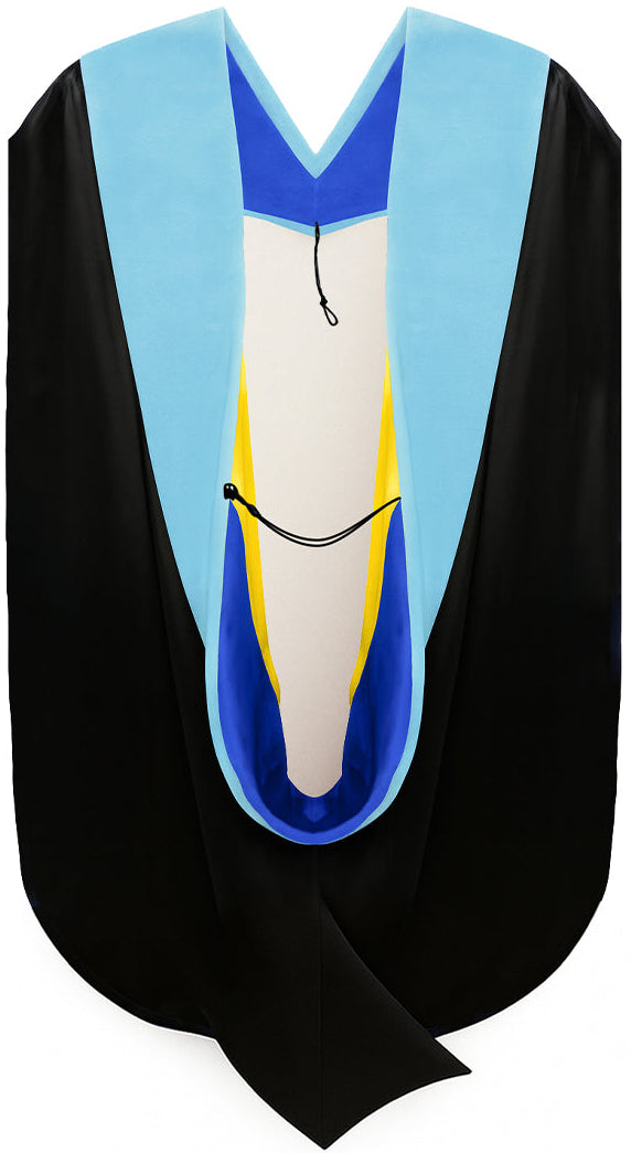 Doctor of Education Hood - Royal Blue & Gold