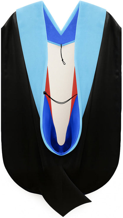 Doctor of Education Hood - Royal Blue & Red
