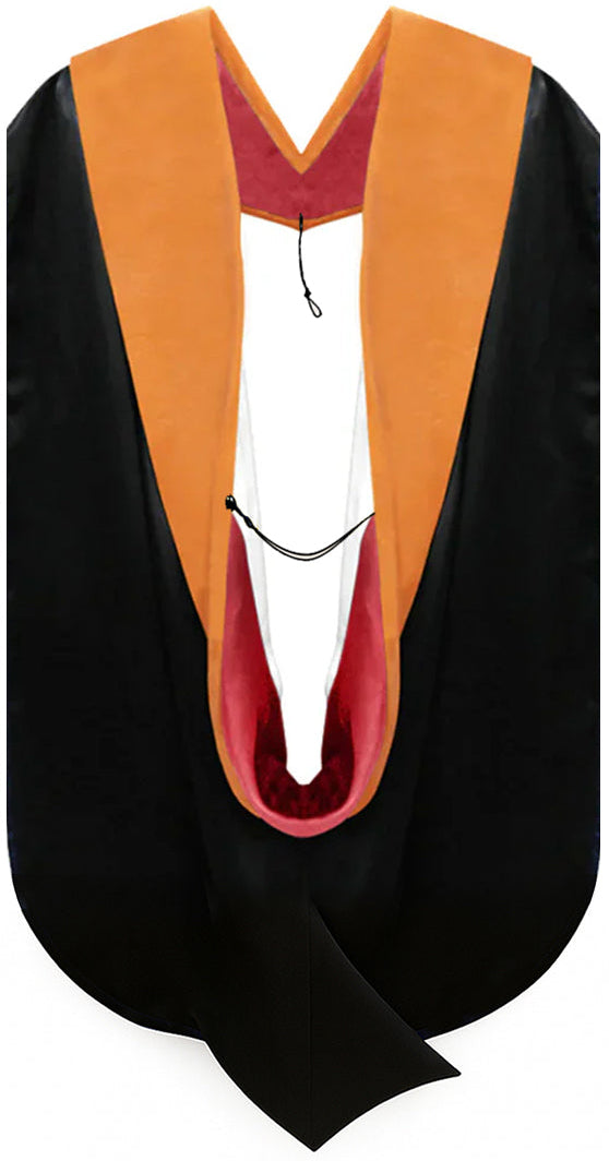 Doctor of Nursing Hood - Red & White