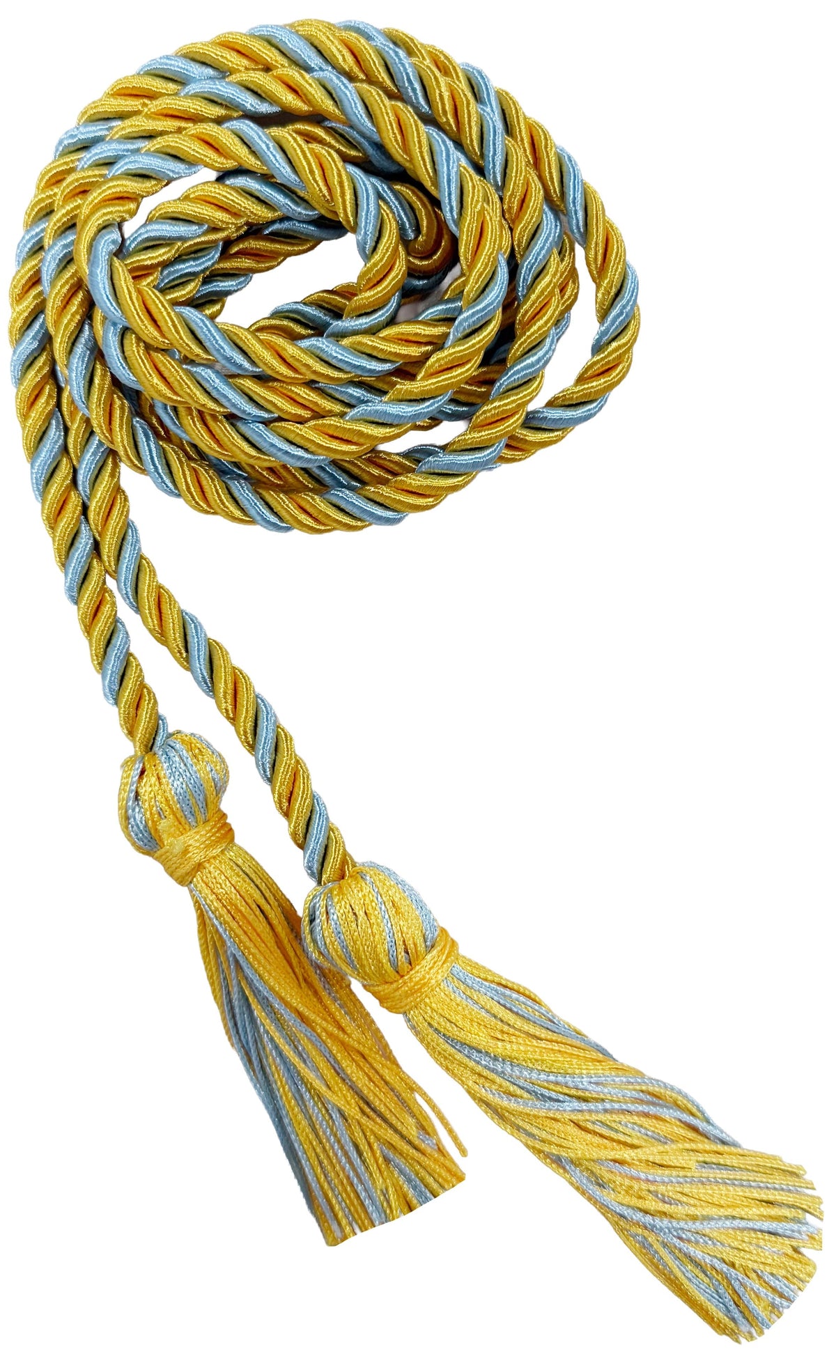 Light Blue & Gold Two Colour Graduation Honor Cord – GradCanada