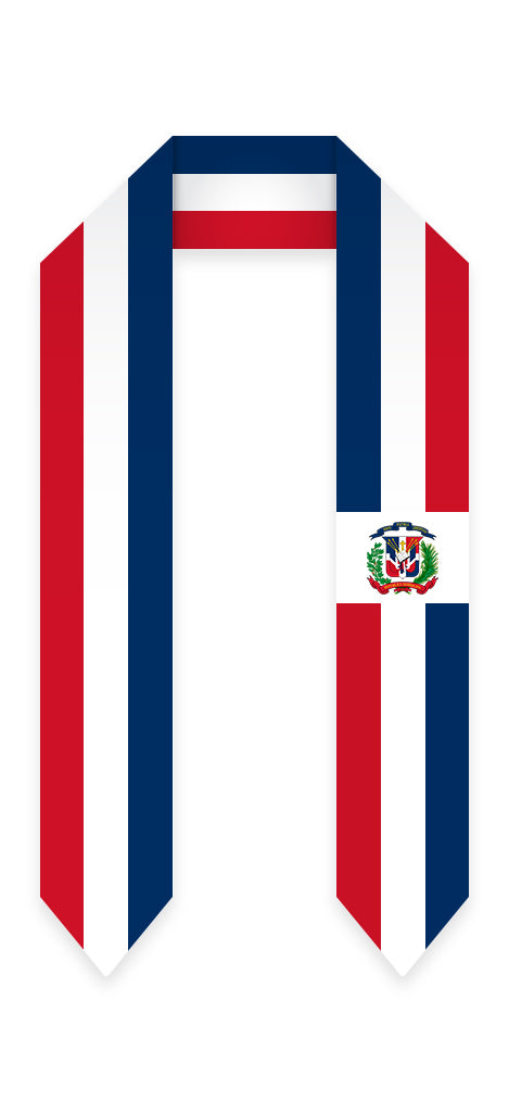 Dominican Republic Graduation Stole - Dominican Republic Flag Sash