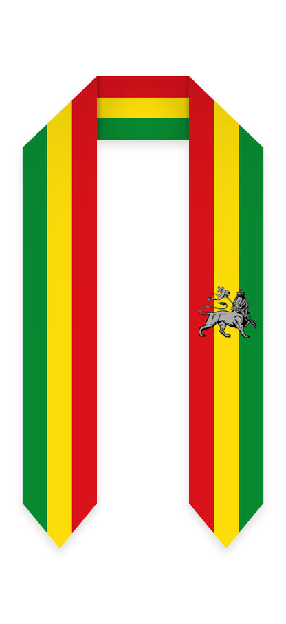Ethiopia Graduation Stole - Ethiopia Flag Sash
