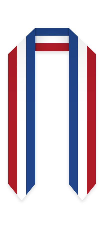 Netherlands Graduation Stole - Netherlands Flag Sash