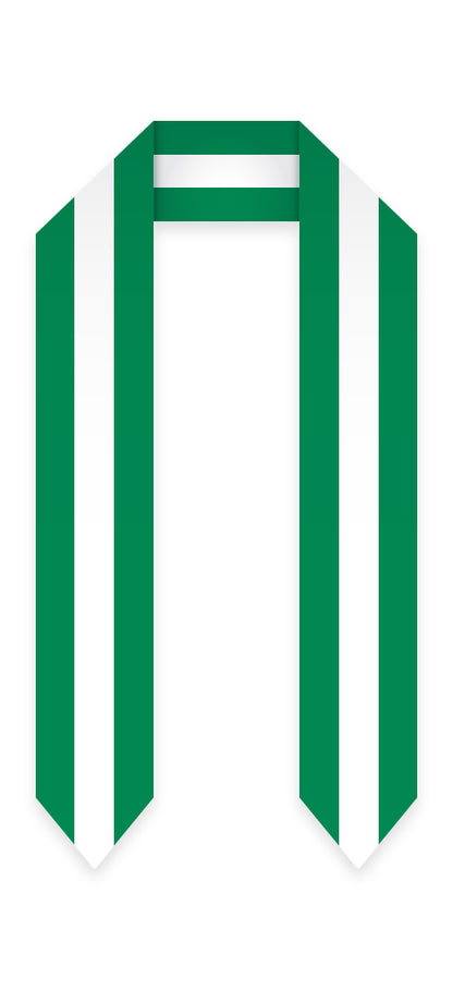 Nigeria Graduation Stole -  Nigeria Flag Sash