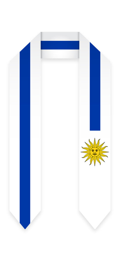 Uruguay Graduation Stole - Uruguay Flag Sash