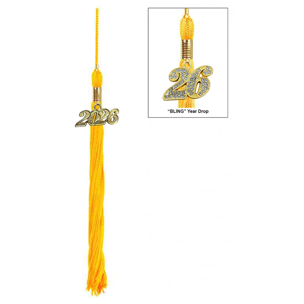 Matte Gold High School Cap & Gown