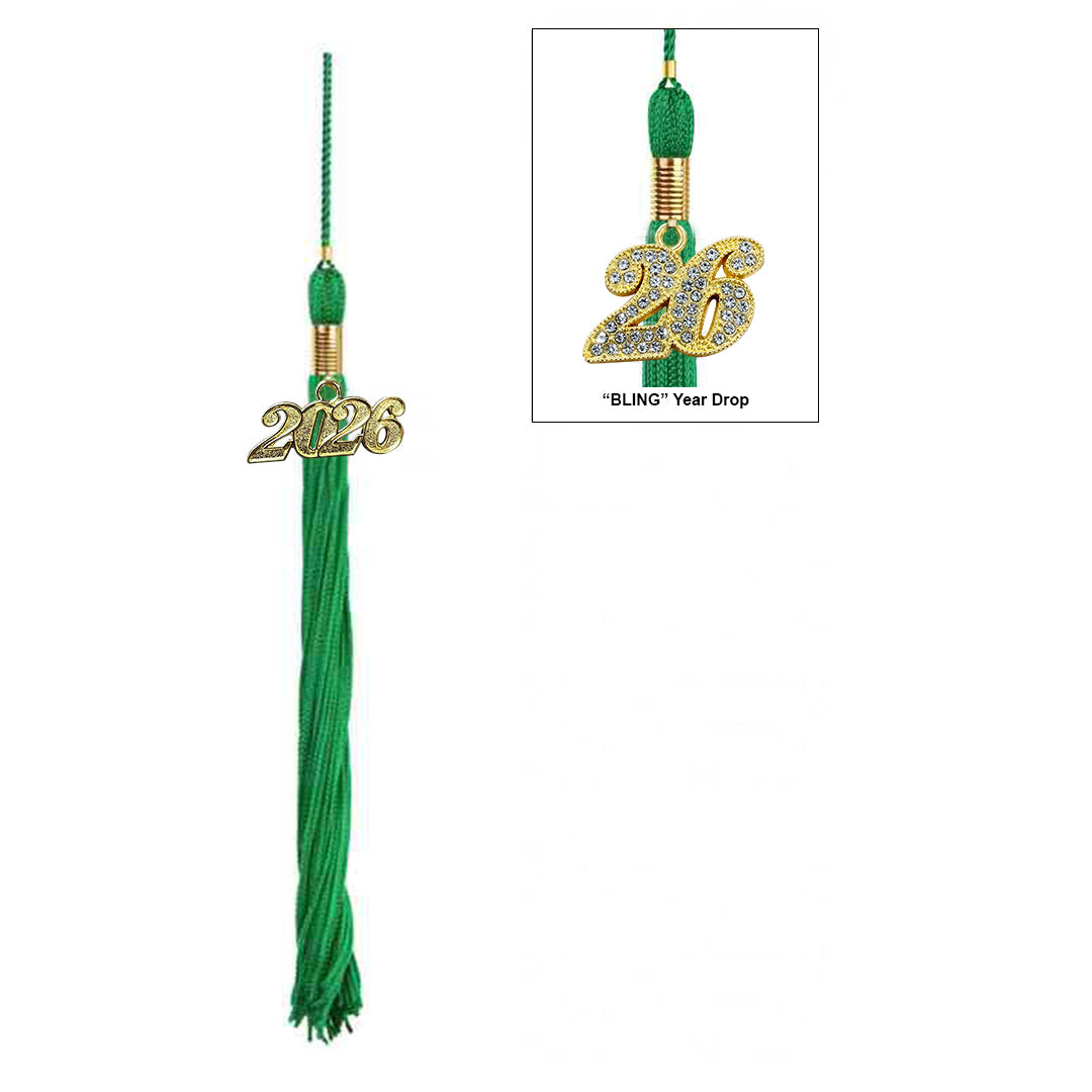 Eco-Friendly Emerald Green High School Cap & Tassel - Graduation Caps