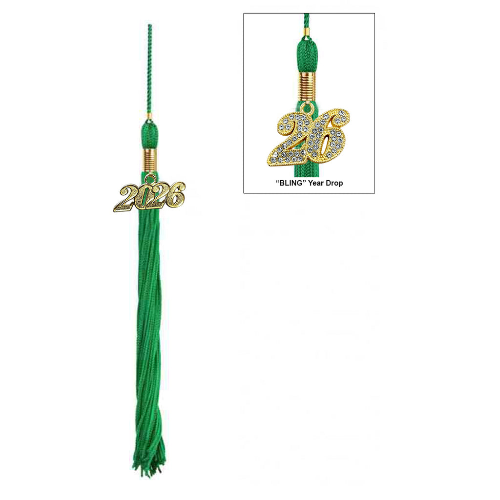 Eco-Friendly Emerald Green High School Graduation Cap & Gown