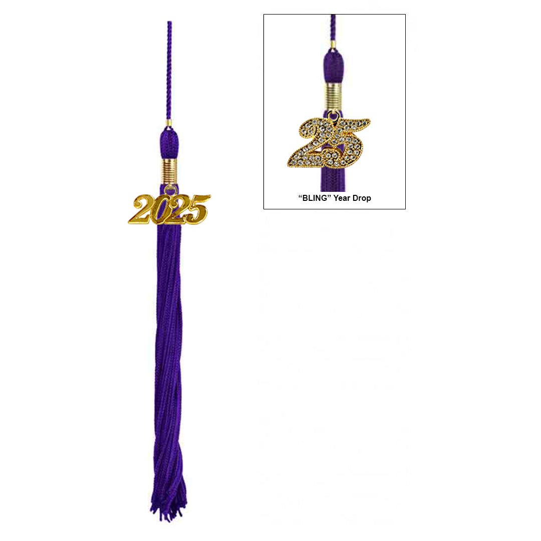 Matte Purple High School Cap & Gown