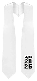 White "Class of 2025/2026" Graduation Stole