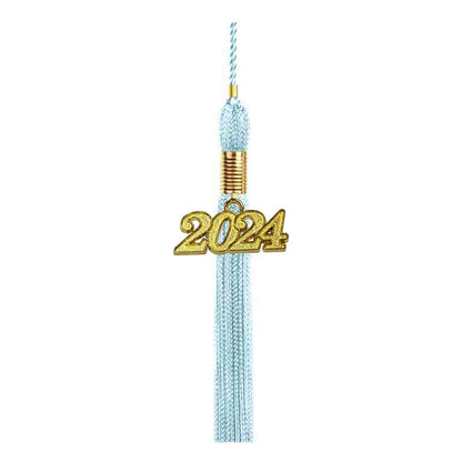 Child Shiny Light Blue Cap & Tassel - Preschool & Kindergarten Graduation