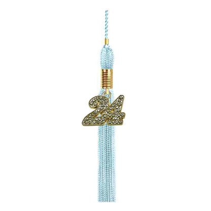 Child Shiny Light Blue Cap & Tassel - Preschool & Kindergarten Graduation