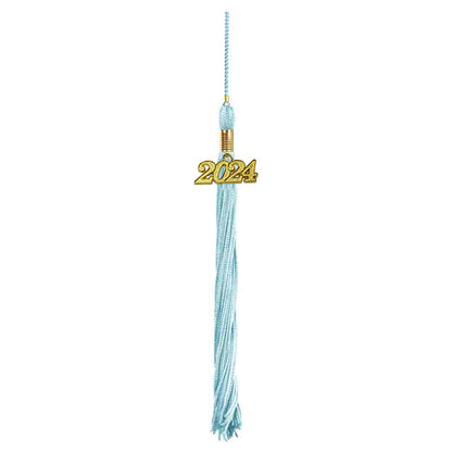 Child Shiny Light Blue Cap & Tassel - Preschool & Kindergarten Graduation