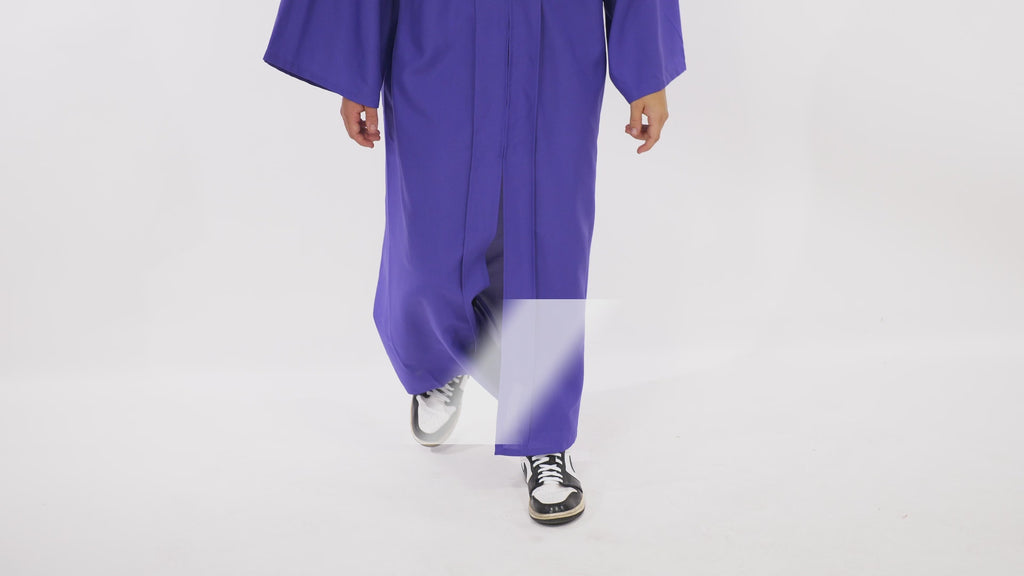 Matte Purple High School Cap & Gown